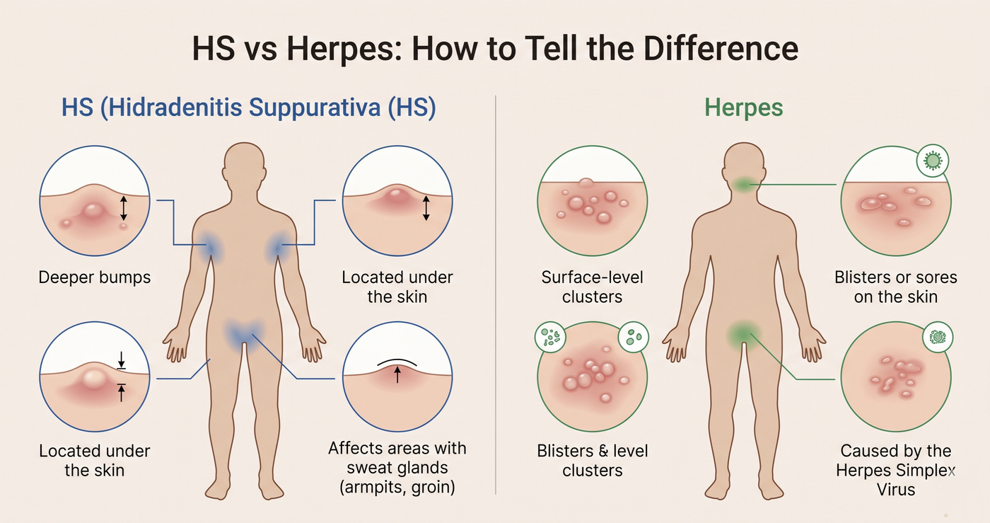 herpes skin rash