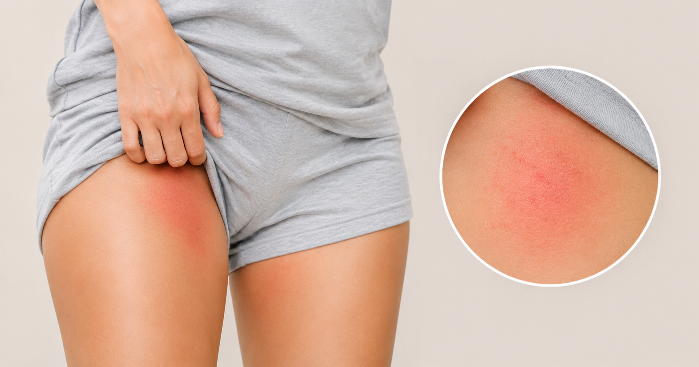 thigh chafing