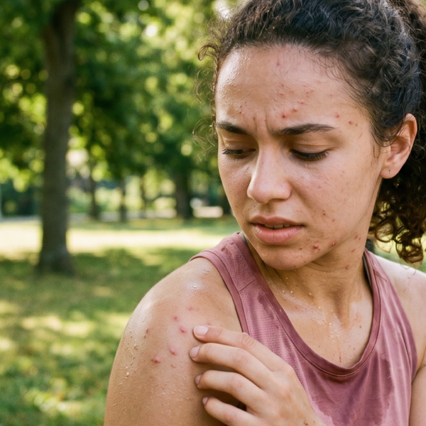 sweaty skin irritation