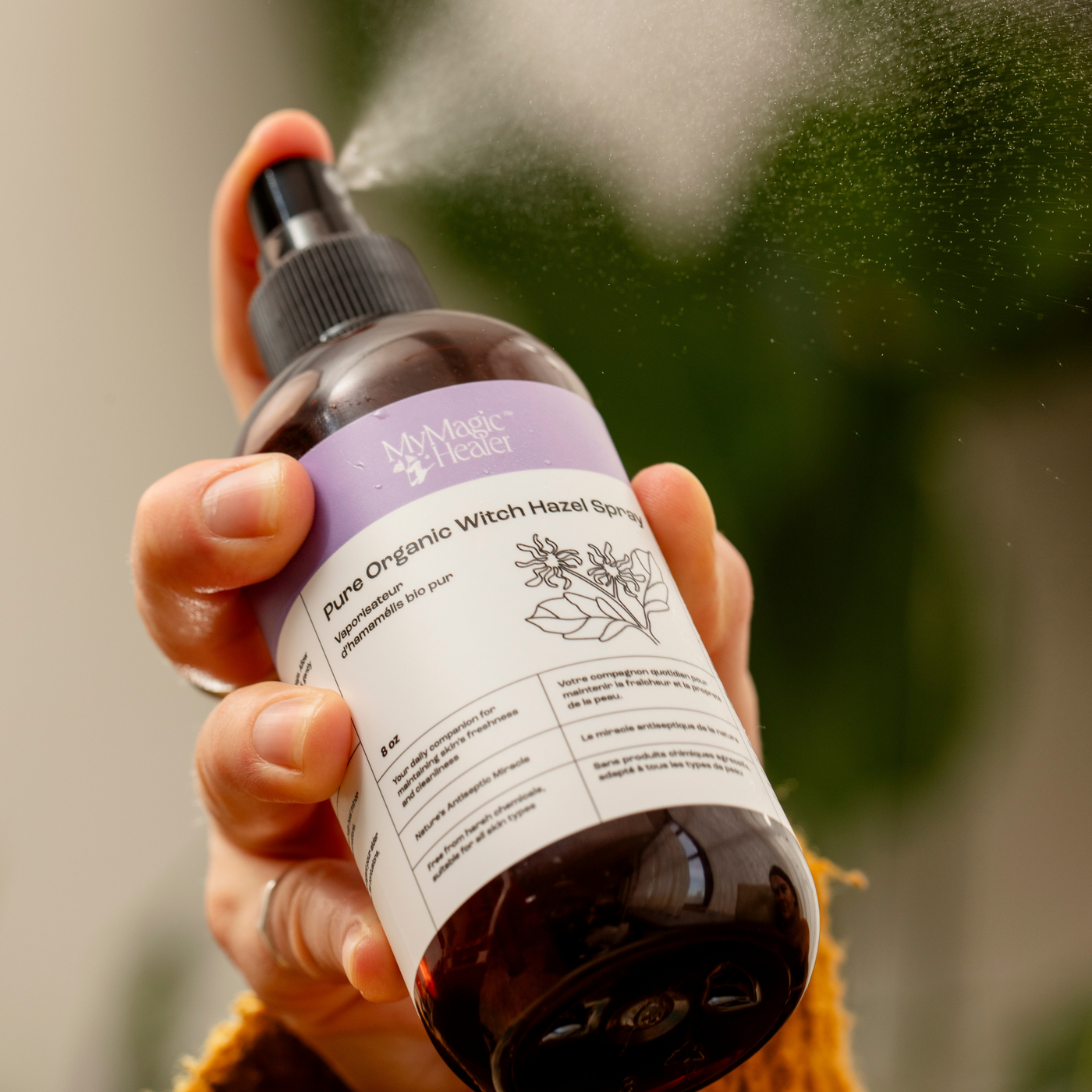 Pure Organic Witch Hazel Spray | 8oz