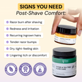 Post-Shave Comfort Routine