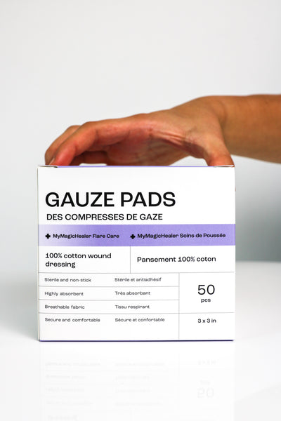 Gauze Pads | 100% Cotton Wound Dressing | 50pcs